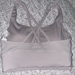 Lululemon energy longline ribbed sports bra